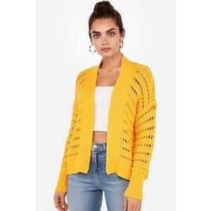 Express Chunky Open Knit Cardigan Sweater XS